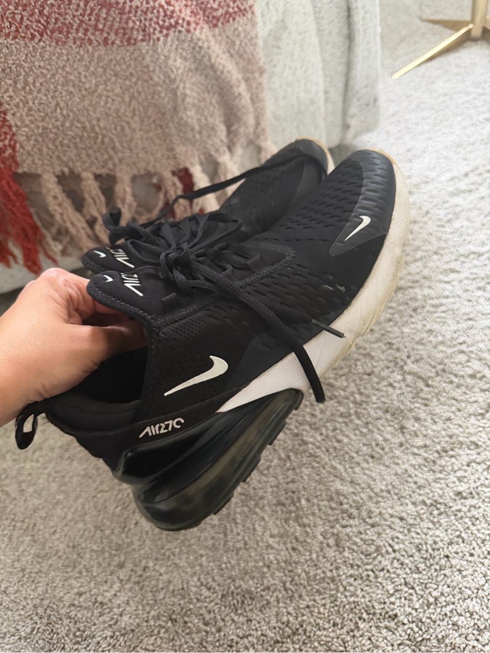 Nike Air Max 270 Black/White — - Picture 11 of 14